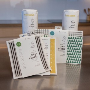 Win 1 of 3 Eco Cloth Starter Kits by Good Change