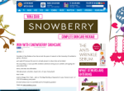 Win 1 of 10 $150 Snowberry prize packs