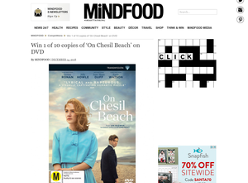 Win 1 of 10 copies of ‘On Chesil Beach’ on DVD