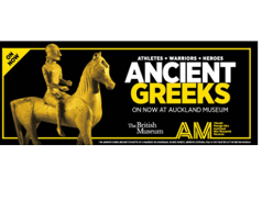 Win 1 of 10 double passes to Auckland Museum Ancient Greeks Exhibition
