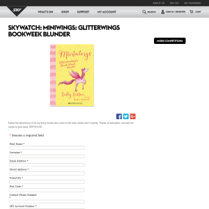 Win 1 of 10 Miniwings: Glitterwing's Book Week Blunder