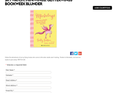Win 1 of 10 Miniwings: Glitterwing's Book Week Blunder