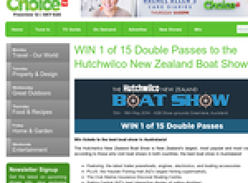 Win 1 of 15 Double Passes to the Hutchwilco New Zealand Boat Show!