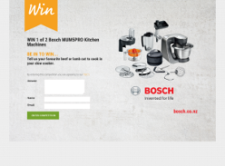 Win 1 of 2 Bosch MUM5PRO Kitchen Machines