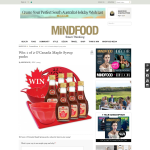 Win 1 of 2 O'Canada Maple Syrup packs