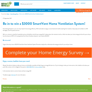 Win 1 of 2 Smartvent Ventilation systems worth $3000