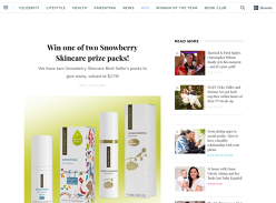 Win 1 of 2 Snowberry Skincare prize packs