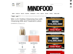 Win 1 of 2 Sothys Cleansing Duo with Cleansing Milk and Treatment Lotion