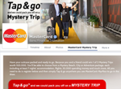 Win 1 of 3 Mystery Trips worth $20,000