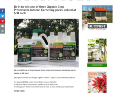 Win 1 of 3 Organic Crop Protectants Autumn Gardening Packs