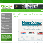 Win 1 of 3 prizes from The Auckland Home Show!