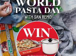 Win 1 of 3 San Remo Pasta Love Packs