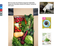 Win 1 of 3 seasonal vegetable boxes by Clevedon Herbs and Produce