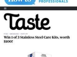 Win 1 of 3 Stainless Steel Care Kits