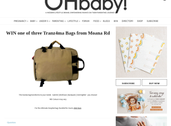 Win 1 of 3 Tranz4ma Bags from Moana Rd