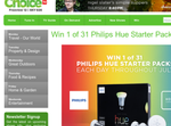 Win 1 of 31 Philips Hue Starter Packs