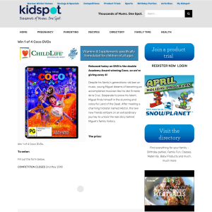 Win 1 of 4 Coco DVDs