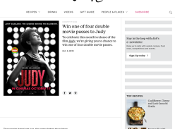 Win 1 of 4 double movie passes to Judy
