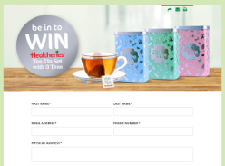 Win 1 of 4 Healtheries Tea Tin prize packs