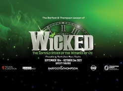Win 1 of 4 VIP double passes to see Wicked