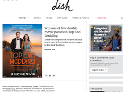 Win 1 of 5 double movie passes to Top End Wedding