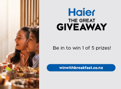 Win 1 of 5 Haier Prizes
