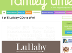 Win 1 of 5 Lullaby CDs to Win!