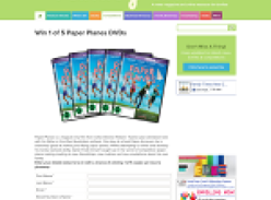 Win 1 of 5 Paper Planes DVDs