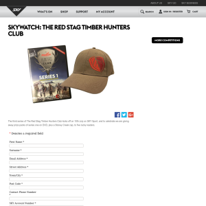 Win 1 of 5 The Red Stag Timber Hunters Club