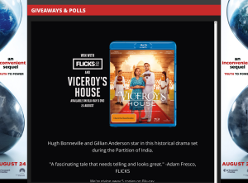 Win 1 of 5 'Viceroy's House' Blurays