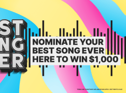 Win $1000 for Nominating Your Favourite Song