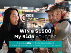 Win $1500 to spend at a My Ride store in New Zealand