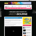 Win $200 and Tickets to Jason Bourne