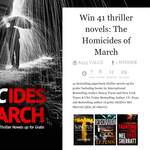 Win 41 thriller novels: The Homicides of March