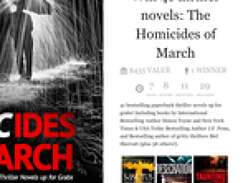 Win 41 thriller novels: The Homicides of March