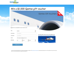 Win a $1,000 Qantas gift voucher
