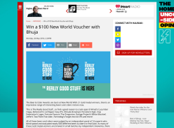 Win a $100 New World Voucher with Bhuja