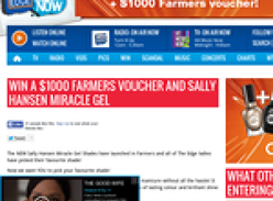 Win a $1000 Farmers voucher