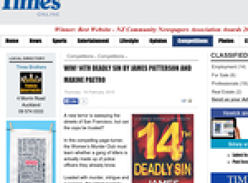 Win a 14th Deadly Sin By James Patterson 