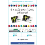 Win a $200 Countdown Gift Card