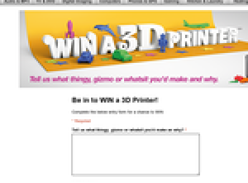 Win a 3D Printer