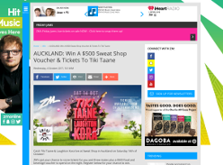 Win A $500 Sweat Shop Voucher & Tickets To Tiki Taane