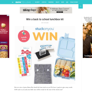 Win a back to school lunchbox kit