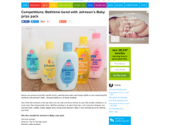 Win a Bathtime bond with Johnson’s Baby prize pack