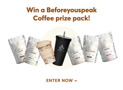Win a Beforeyouspeak Coffee Prize Pack
