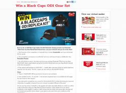 Win a Black Caps ODI Gear Set