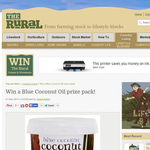 Win a Blue Coconut Oil prize pack!