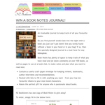 Win a Book Notes Journal