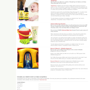 Win a bottle of SleepDrops for Babies and Baby Sleep Massage Oil
