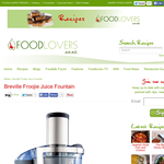 Win a Breville Froojie Juice Fountain